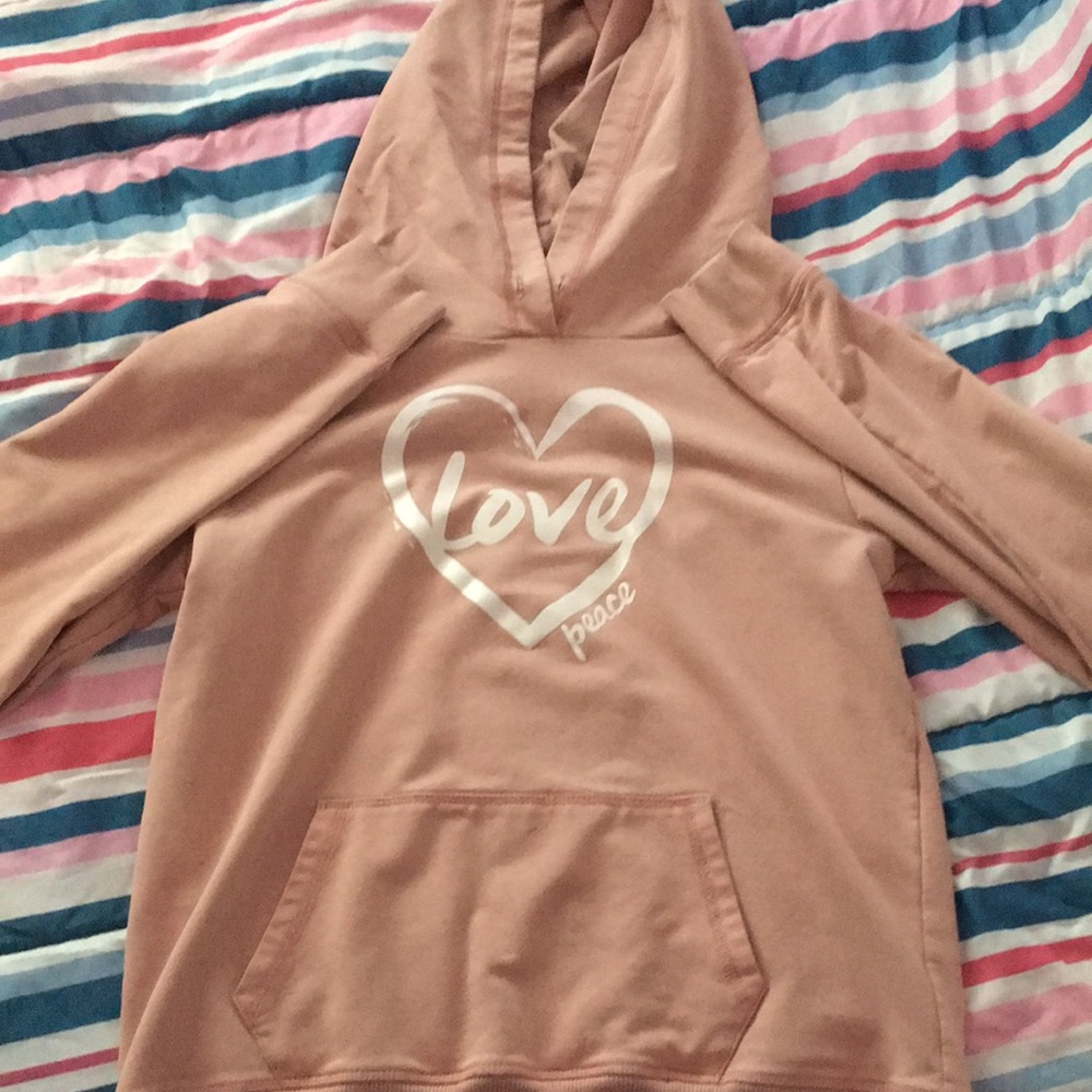 Peachy pink hoodie